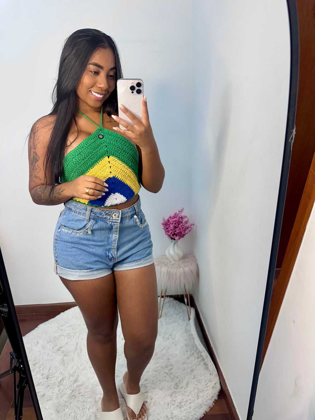 Top artesanal crochê Brasil 🇧🇷